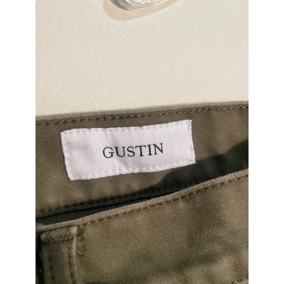 Gustin Pants Men 32x32 American Dark Green California Trousers Button Fly - Picture 7 of 14